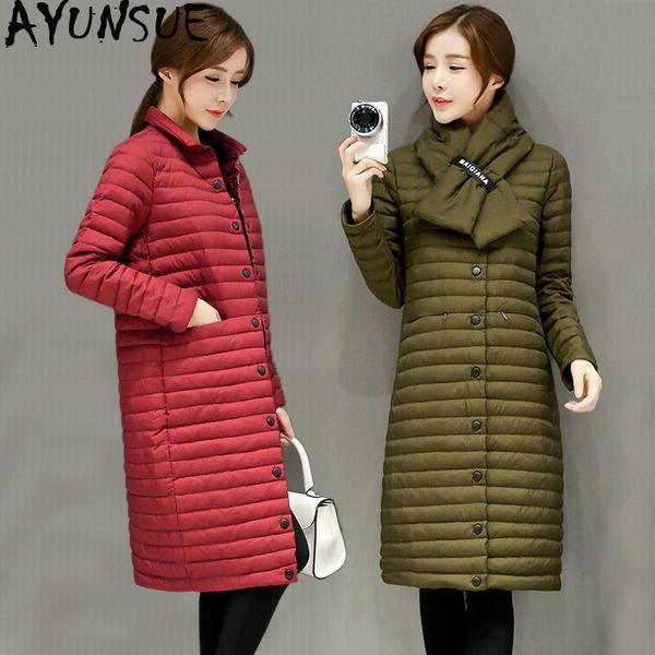 ayunsue ultra light down jacket women long autumn winter coat korean ladies coats puffer duck down jackets 2019 f888 kj2678, Black
ayunsue ultra light down jacket women long autumn winter coat korean ladies coats puffer duck down jackets 2019 f888 kj2678, Black