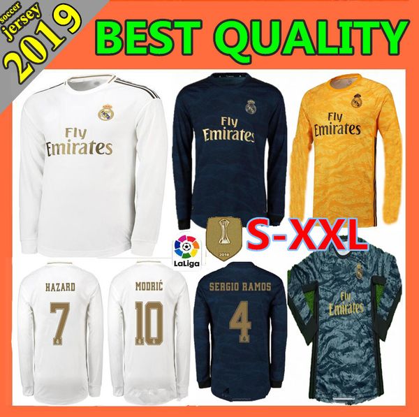 size s-2xl 2019 real madrid soccer jerseys long sleeve 19 20 hazard jovic militao vinicius asensio kroos isco bale football shirt, Black;yellow
size s-2xl 2019 real madrid soccer jerseys long sleeve 19 20 hazard jovic militao vinicius asensio kroos isco bale football shirt, Black;yellow