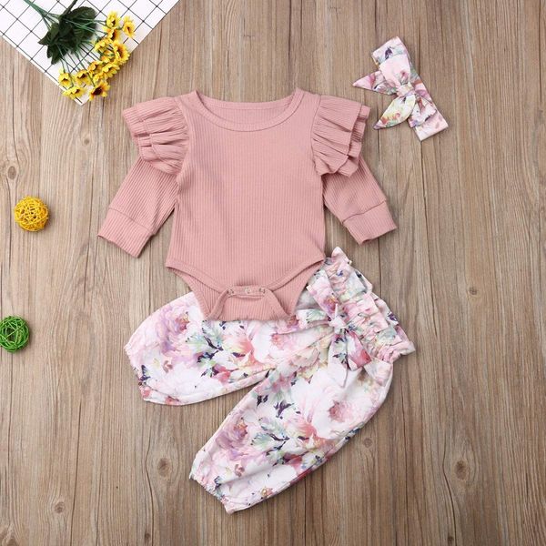 toddler girl clothes ruffles solid romper bodysuit+floral pants+headband outfits newborn baby girl clothes spring set ropa niña, White
toddler girl clothes ruffles solid romper bodysuit+floral pants+headband outfits newborn baby girl clothes spring set ropa niña, White