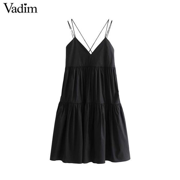 vadim women sleeveless midi dress deep v neck backless spaghetti strap pockets party stylish knee length dresses qc522, Black;gray
vadim women sleeveless midi dress deep v neck backless spaghetti strap pockets party stylish knee length dresses qc522, Black;gray