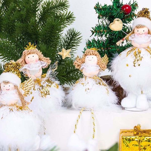 2018 cute angel plush doll christmas decoration pendant creative christmas tree ornaments decoration for home #289678
2018 cute angel plush doll christmas decoration pendant creative christmas tree ornaments decoration for home #289678