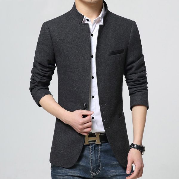 zogaa 2018 new autumn winter coat men slim jacket woollen mens coats and jackets casual wool coat men overcoats ing, Black
zogaa 2018 new autumn winter coat men slim jacket woollen mens coats and jackets casual wool coat men overcoats ing, Black