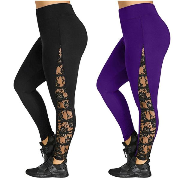 fashionable women high waist lace stitching plus size yoga pants ladies sport fitness leggings trousers for 2019, White;red
fashionable women high waist lace stitching plus size yoga pants ladies sport fitness leggings trousers for 2019, White;red