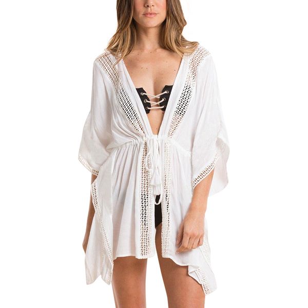 women swimsuit cover ups waist drawstring beach cotton wrinkle lace loose plus size beach sunscreen clothing
women swimsuit cover ups waist drawstring beach cotton wrinkle lace loose plus size beach sunscreen clothing