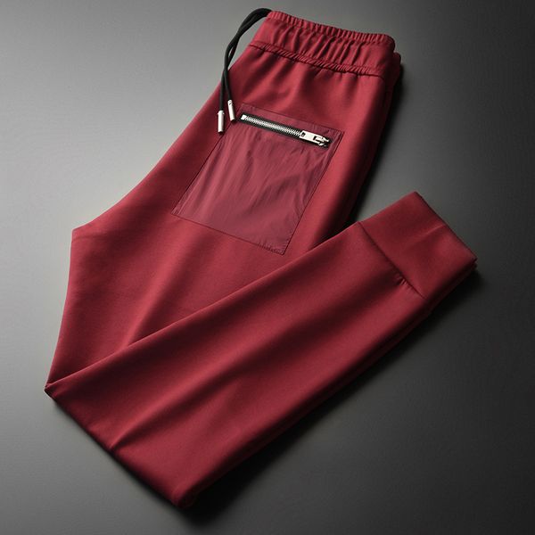 minglu red mens pants luxury zipper pockets solid color casual sports man pants autumn and winter slim fit man trousers 4xl, Black
minglu red mens pants luxury zipper pockets solid color casual sports man pants autumn and winter slim fit man trousers 4xl, Black