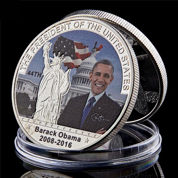 us 44th president obama statue of liberty silver coin 999 silver plated art collection for collection business gift
us 44th president obama statue of liberty silver coin 999 silver plated art collection for collection business gift