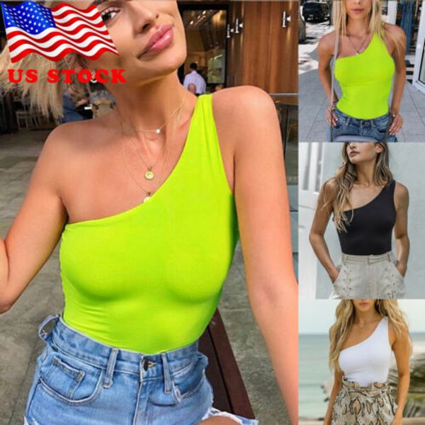 2019 new fashion women one shoulder solid jumpsuit bodycon bodysuit leotard romper, Black;white
2019 new fashion women one shoulder solid jumpsuit bodycon bodysuit leotard romper, Black;white