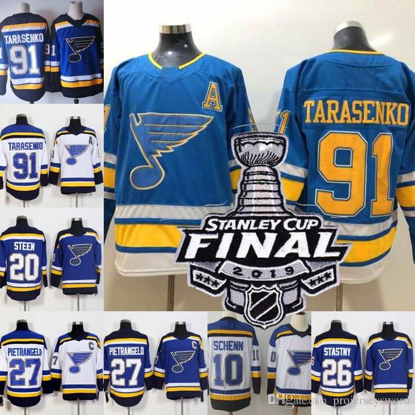 #91 Vladimir Tarasenko Jersey 2019 Stanley Cup Final St. Louis Blues 17 Jaden Schwartz 27 Alex Pietrangelo 55 Colton Parayko Hockey Jerseys
#91 Vladimir Tarasenko Jersey 2019 Stanley Cup Final St. Louis Blues 17 Jaden Schwartz 27 Alex Pietrangelo 55 Colton Parayko Hockey Jerseys
