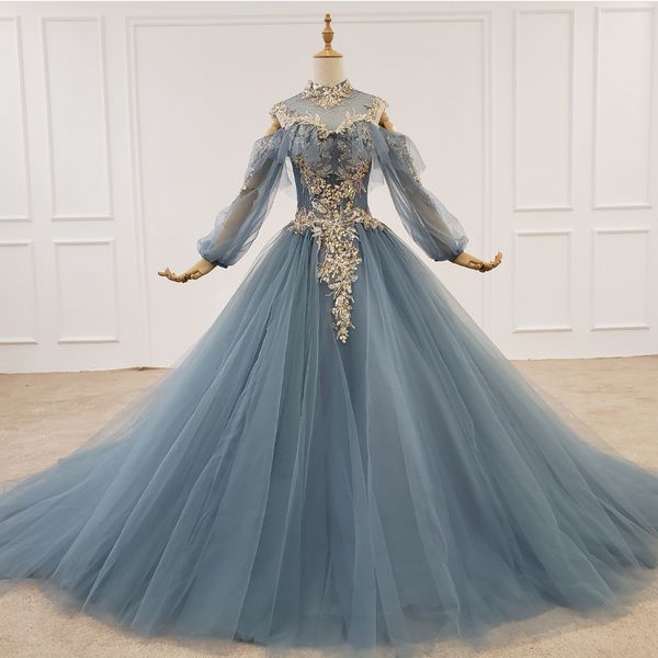 2020 latest evening dresses long tulle sleeve illusion high neck hand made 3d applique luxury lace prom gowns abiti da damigella d'onor, Black;red
2020 latest evening dresses long tulle sleeve illusion high neck hand made 3d applique luxury lace prom gowns abiti da damigella d'onor, Black;red