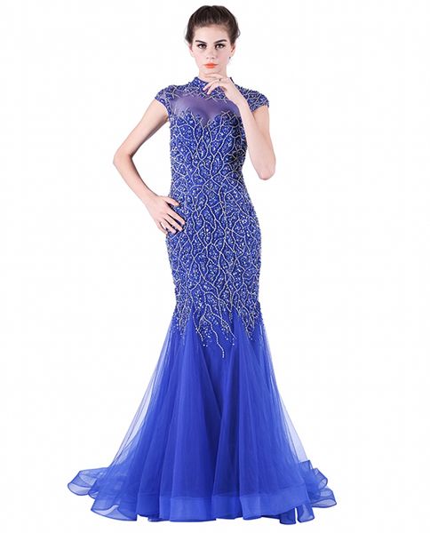2020 new high-end fashion crystal/beading evening dresses blue tail - heavy manual nail bead long dance party prom dresses, Black;red
2020 new high-end fashion crystal/beading evening dresses blue tail - heavy manual nail bead long dance party prom dresses, Black;red