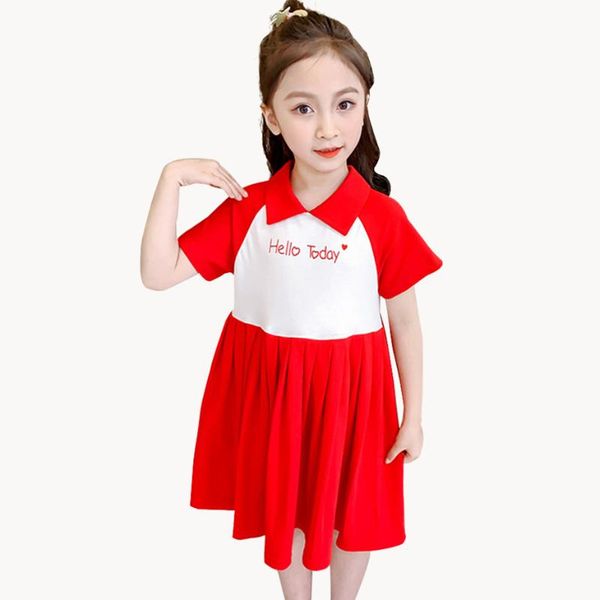 summer dresses for girls patchwork girl child dress letter pattern kids dresses casual style girls school costumes kids, Red;yellow
summer dresses for girls patchwork girl child dress letter pattern kids dresses casual style girls school costumes kids, Red;yellow