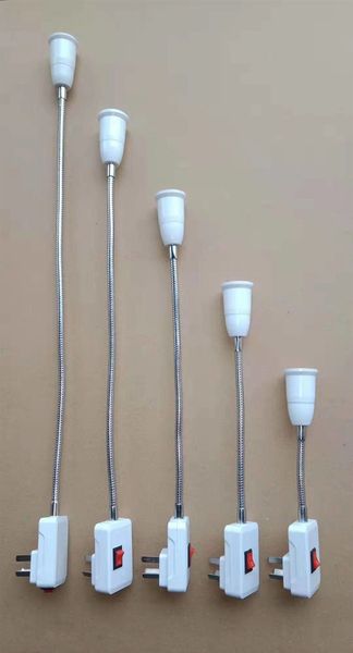 Plug Socket Base with Button Switch E27 Screw Caps for LED Energy Saving Light Bulb 3 Pins Universal Hose Socket E27 Converter Plug
Plug Socket Base with Button Switch E27 Screw Caps for LED Energy Saving Light Bulb 3 Pins Universal Hose Socket E27 Converter Plug