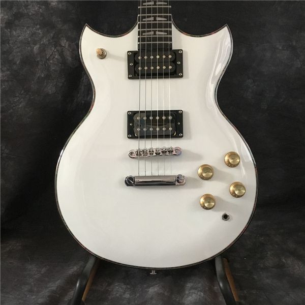 factory wholesale white electric guitar, chrome-plated hardware 6-string g-sg electric guitar, ing
factory wholesale white electric guitar, chrome-plated hardware 6-string g-sg electric guitar, ing