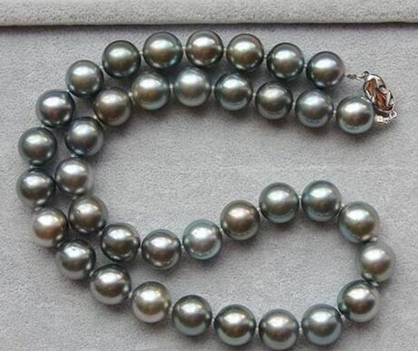 envÃo gratis redondo clásico 11-12mm gris plata collar de perlas 18inch, Silver
envÃo gratis redondo clásico 11-12mm gris plata collar de perlas 18inch, Silver