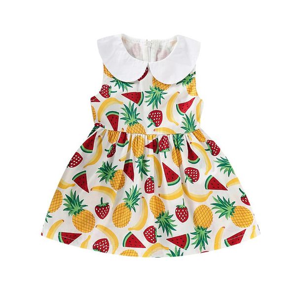 toddler baby girl summer cute dress sleeveless peter pan collar fruit printed sundress princess dress, Red;yellow
toddler baby girl summer cute dress sleeveless peter pan collar fruit printed sundress princess dress, Red;yellow