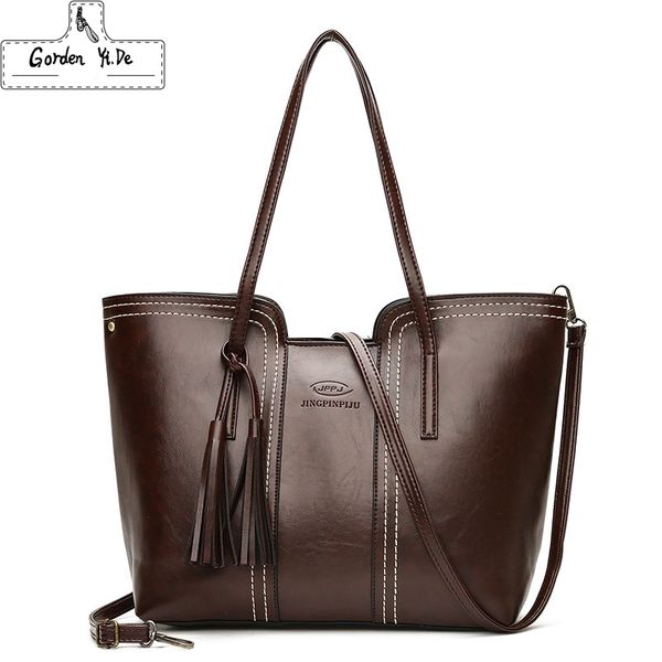 large pocket casual tassel tote bag 2019 brand women's capacity shoulder handbags ladies pu leather hand bags for women
large pocket casual tassel tote bag 2019 brand women's capacity shoulder handbags ladies pu leather hand bags for women
