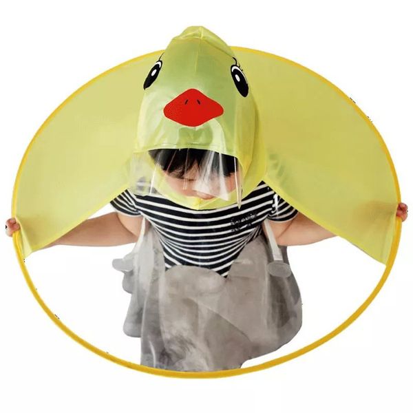 yellow duck umbrella hat cute rain coat ufo children round umbrella hat magical hands raincoat kids girl
yellow duck umbrella hat cute rain coat ufo children round umbrella hat magical hands raincoat kids girl