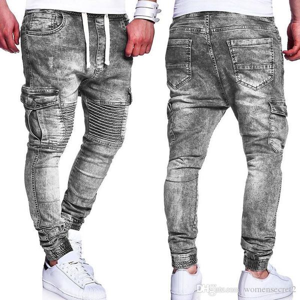 mens designer washed pencil jeans fashion long fitness mid waist mens pants mens designer jeans with pockets, Blue
mens designer washed pencil jeans fashion long fitness mid waist mens pants mens designer jeans with pockets, Blue