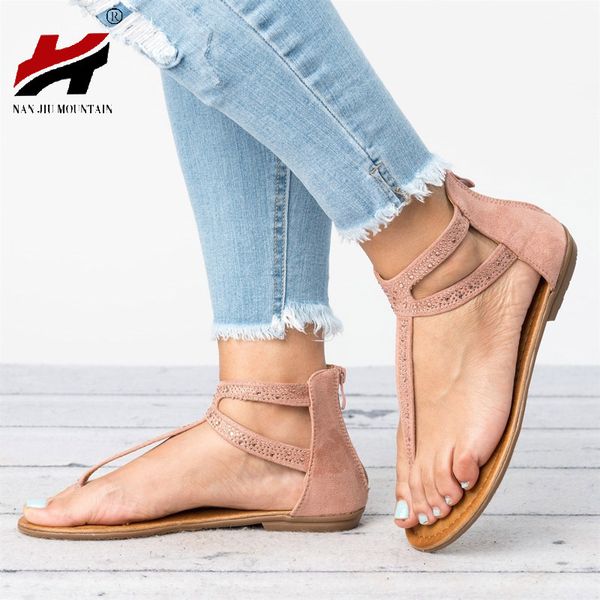 nan jiu mountain shoes woman summer beach open toe flat comfortable sandals women's shoes rhinestones plus size 35-43, Black
nan jiu mountain shoes woman summer beach open toe flat comfortable sandals women's shoes rhinestones plus size 35-43, Black