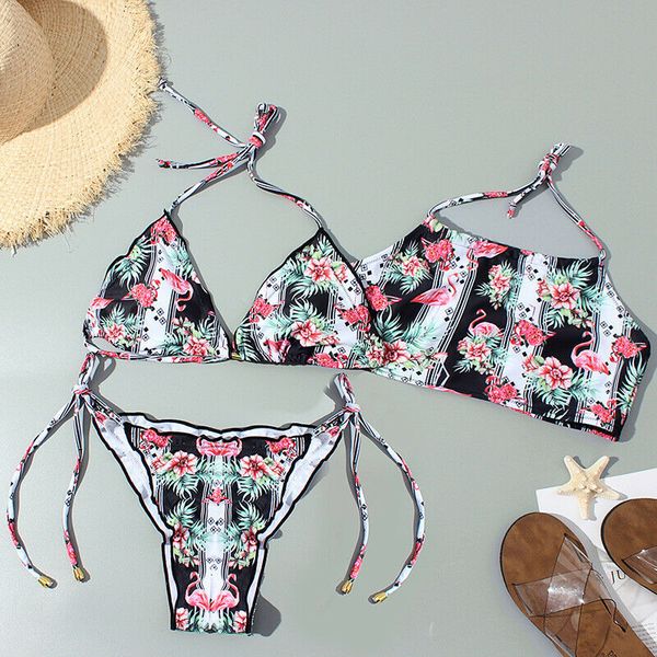 women's three-piece suit tankini swimwear print bandage fringed swimsuit push up beachwear
women's three-piece suit tankini swimwear print bandage fringed swimsuit push up beachwear