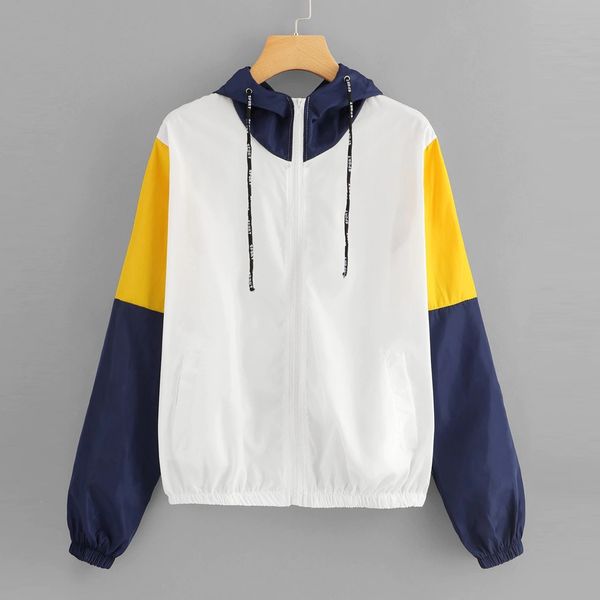 feitong hoodies sweatshirt women long sleeve patchwork hooded zipper pockets casual sport coat pullover blouse streetwear, Black
feitong hoodies sweatshirt women long sleeve patchwork hooded zipper pockets casual sport coat pullover blouse streetwear, Black