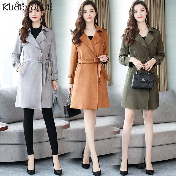 women's trench coats coat mid-length korean spring and autumn waist faux fur, Tan;black
women's trench coats coat mid-length korean spring and autumn waist faux fur, Tan;black