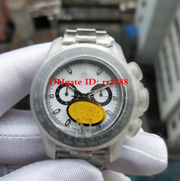 2 colors men's wristwatches automatic cal.4130 watch 904l steel chronograph ceramic bezel 116500 ln cosmograph 116506 n eta mens watche, Slivery;brown
2 colors men's wristwatches automatic cal.4130 watch 904l steel chronograph ceramic bezel 116500 ln cosmograph 116506 n eta mens watche, Slivery;brown