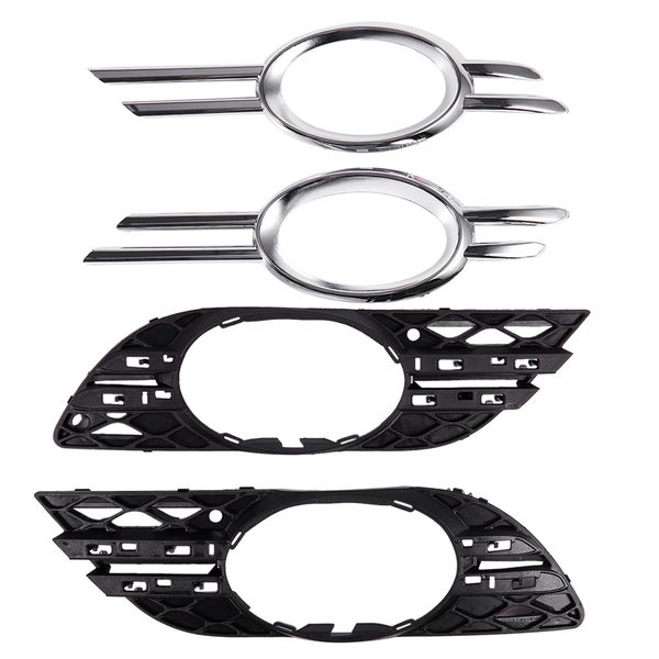 4pcs front bumper fog light chrome grill trim cover left right for - 2007 2008 2009 w211 e320 e350 e550 e63
4pcs front bumper fog light chrome grill trim cover left right for - 2007 2008 2009 w211 e320 e350 e550 e63