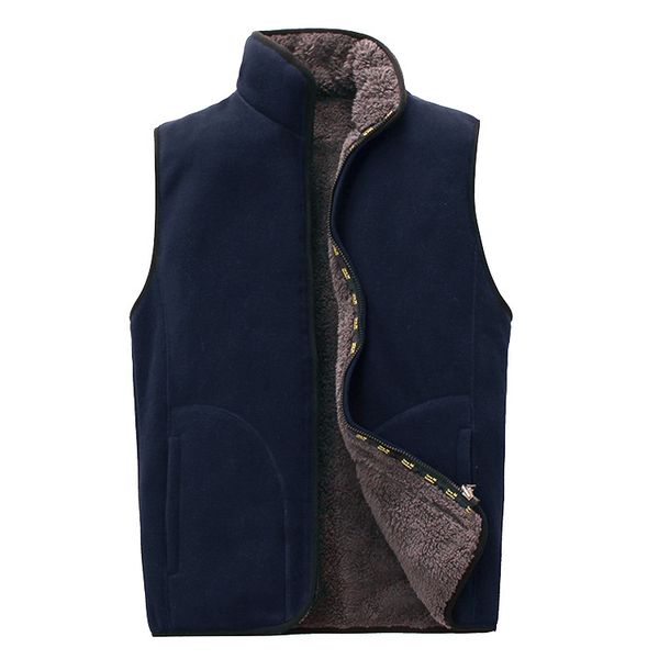 men's vests double wear men outdoor winter fleece thermal coat thicken warm coral sleeveless jacket trekking camping sports, Black;white
men's vests double wear men outdoor winter fleece thermal coat thicken warm coral sleeveless jacket trekking camping sports, Black;white