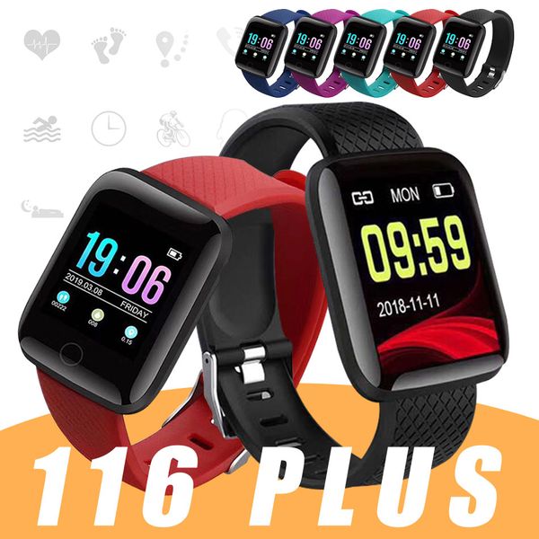 116 Plu Mart Bracelet For Iphone Android Cellphone Fitne Tracker Id116 Plu Martband With Heart Rate Blood Pre Ure Pk 115 Plu In Box