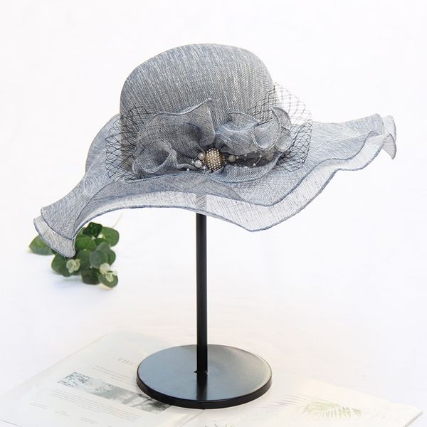 2020 wavy cotton and linen beach 2020 wave ladies flower big eaves sun hat sun hat, Blue;gray
2020 wavy cotton and linen beach 2020 wave ladies flower big eaves sun hat sun hat, Blue;gray