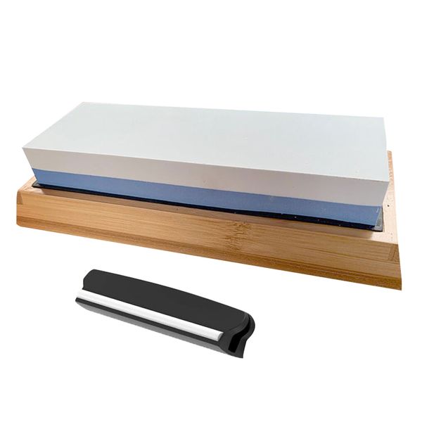 1000/6000 Grit Whetstone Waterstone Sharpener Kit Sharpenning For Chef