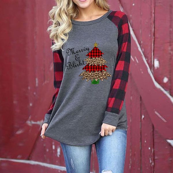 women merry christmas christmas tree plaid splicing long sleeve raglan tees t shirt tshirt streetwear harajuku shirt women, White
women merry christmas christmas tree plaid splicing long sleeve raglan tees t shirt tshirt streetwear harajuku shirt women, White