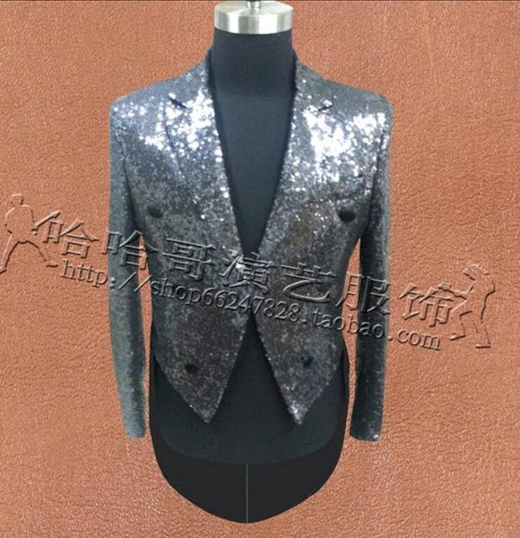 s-5xl 2017 new men's clothing fashion slim jacky cheung sequined tuxedo suit jacket stage plus size formal dress singer costumes, White;black
s-5xl 2017 new men's clothing fashion slim jacky cheung sequined tuxedo suit jacket stage plus size formal dress singer costumes, White;black