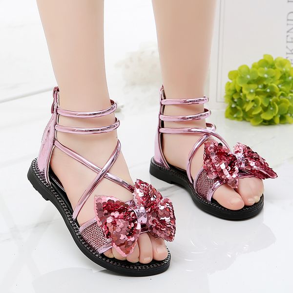 children toddler kids baby girls summer sequin bow design single princess shoe sandals new, Black;red
children toddler kids baby girls summer sequin bow design single princess shoe sandals new, Black;red