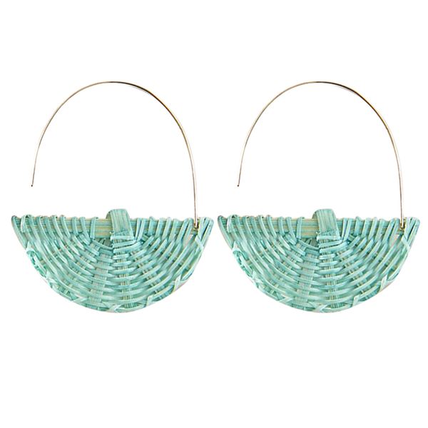 summer straw holiday summer seaside rattan straw woven natural handmade earrings jewelry, Golden;silver
summer straw holiday summer seaside rattan straw woven natural handmade earrings jewelry, Golden;silver