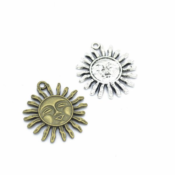 20pcs sun charms diy jewelry making pendant fit bracelets necklaces earrings handmade crafts silver bronze charm, Bronze;silver
20pcs sun charms diy jewelry making pendant fit bracelets necklaces earrings handmade crafts silver bronze charm, Bronze;silver
