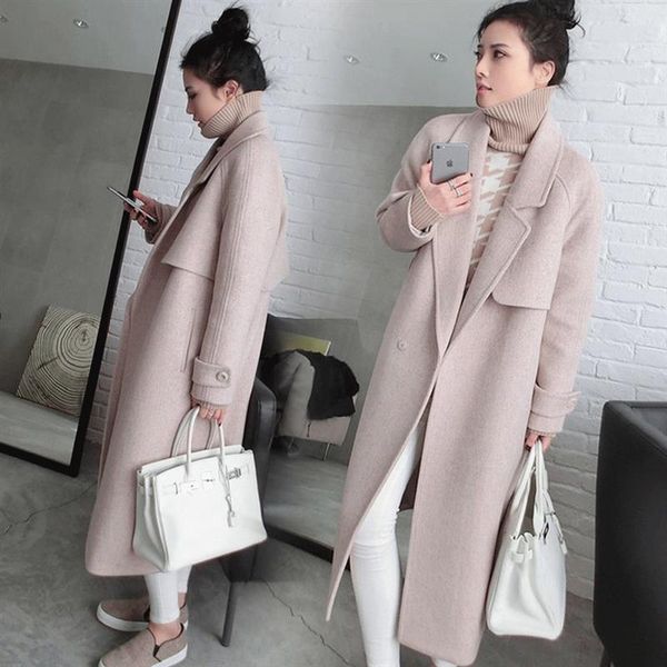 luxury wool coats for women high long sleeve long coat with lapel collar smooth belt for women, Black
luxury wool coats for women high long sleeve long coat with lapel collar smooth belt for women, Black
