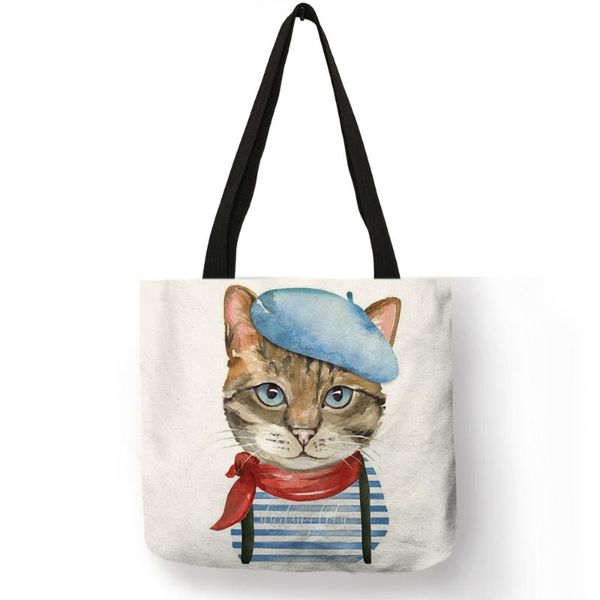 cute cat print reusable shopping bag women bags 2020 summer tote bag traveling school bags b06034
cute cat print reusable shopping bag women bags 2020 summer tote bag traveling school bags b06034