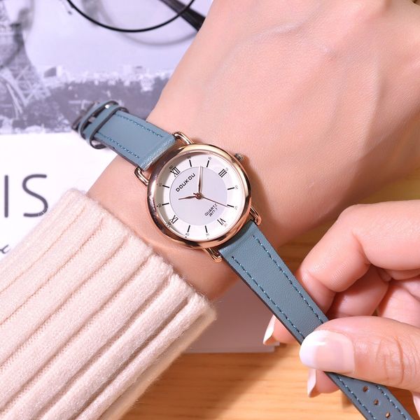 retro simple women watches laides casual quartz wrist watch multicolor leather band new strap watch female clock, Slivery;brown
retro simple women watches laides casual quartz wrist watch multicolor leather band new strap watch female clock, Slivery;brown