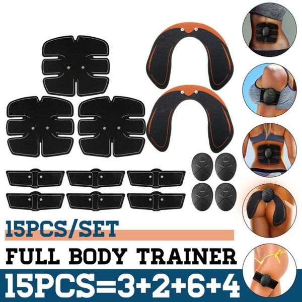 15pcs bulifting full body weight loss stickers abdominal training slimming belt electric massager muscle stimulator set
15pcs bulifting full body weight loss stickers abdominal training slimming belt electric massager muscle stimulator set