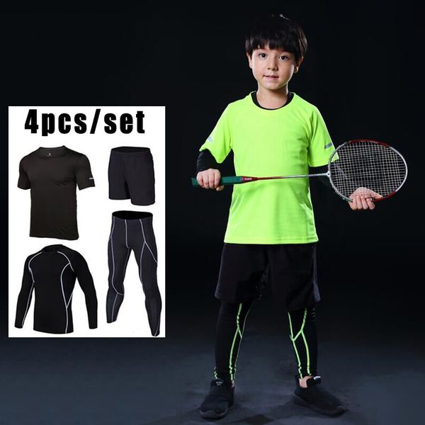 2018 quick dry kids running sets 4pieces/sets compression sports suits basketball tights clothes gym fitness jogging sportswear, Black;blue
2018 quick dry kids running sets 4pieces/sets compression sports suits basketball tights clothes gym fitness jogging sportswear, Black;blue