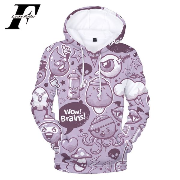 3d doodle teenagers trend even hat easy sweater men and women fund autumn interest number printing, Black
3d doodle teenagers trend even hat easy sweater men and women fund autumn interest number printing, Black