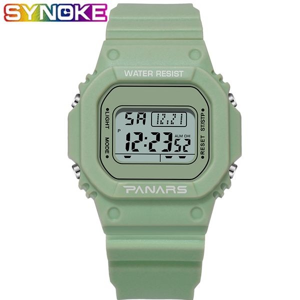 synoke men sports digital watches casual waterproof led running seconds women digital watch relogio masculino, Slivery;brown
synoke men sports digital watches casual waterproof led running seconds women digital watch relogio masculino, Slivery;brown