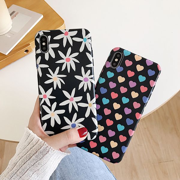 for iphone xs max xr phone case colored love cartoon daisies 6 7 8 x plus pattern tpu soft cover cell phone cases
for iphone xs max xr phone case colored love cartoon daisies 6 7 8 x plus pattern tpu soft cover cell phone cases