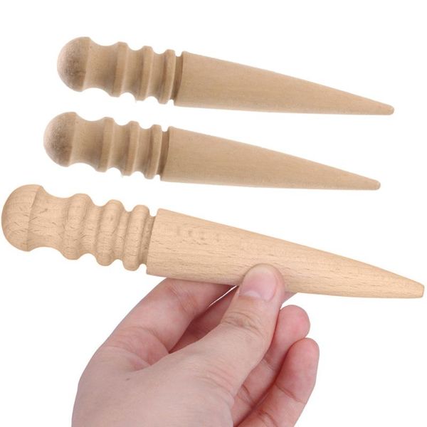 1/2pcs leather tool round wood edge slicker burnisher for leathercraft edges slicker multi-size leather craft tools, Black
1/2pcs leather tool round wood edge slicker burnisher for leathercraft edges slicker multi-size leather craft tools, Black