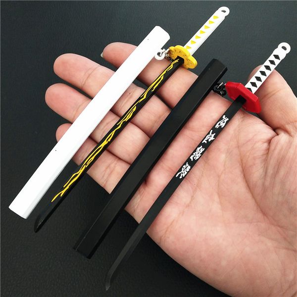 mixed demon slayer sword keychain japan anime kimetsu no yaiba cosplay tanjirou blade of ghost kamado props party gift, Silver
mixed demon slayer sword keychain japan anime kimetsu no yaiba cosplay tanjirou blade of ghost kamado props party gift, Silver