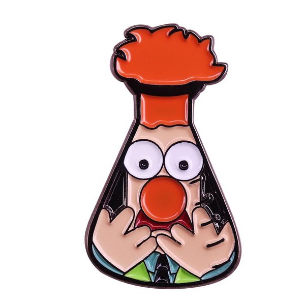 Beaker enamel pin pop culture icon beaker muppet lapel badge hat flair addition hilariou chemical collection
Beaker enamel pin pop culture icon beaker muppet lapel badge hat flair addition hilariou chemical collection