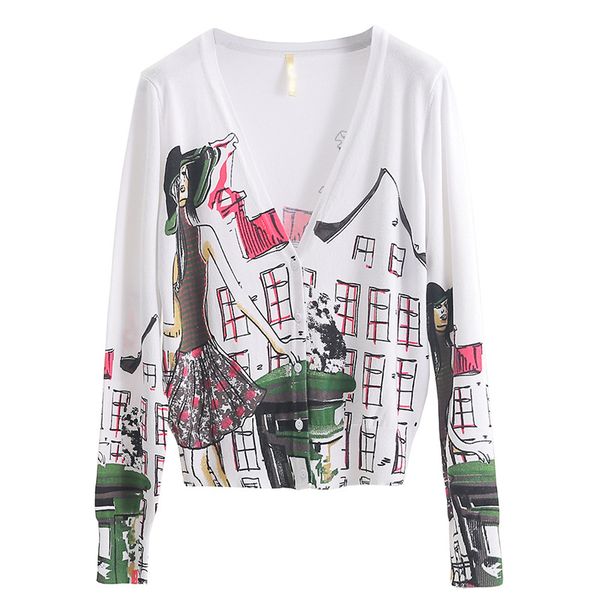 thin knitted women short cardigan sweater korean single breasted long sleeve sweaters female 2020 spring summer cardigans women, White
thin knitted women short cardigan sweater korean single breasted long sleeve sweaters female 2020 spring summer cardigans women, White