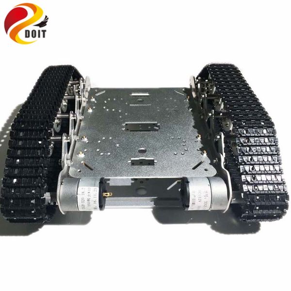 doit caeser ts200 suspension shock absorption tank robot chassis metal tracked robot tank chassis platform for arduino control
doit caeser ts200 suspension shock absorption tank robot chassis metal tracked robot tank chassis platform for arduino control